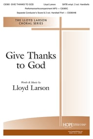 Give Thanks to God SATB choral sheet music cover Thumbnail